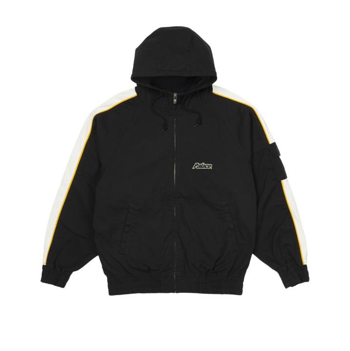 LOWERCASE HOODED COTTON JACKET BLACK / WHITE