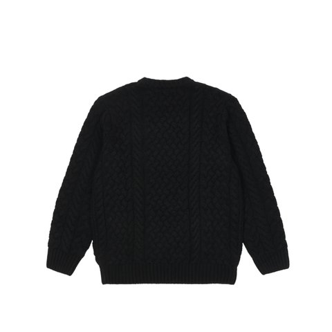Palace CABLE KNIT BLACK - Colorway