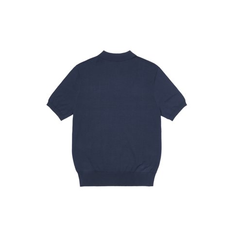 Palace INTARSIA FONT POLO NAVY - Colorway
