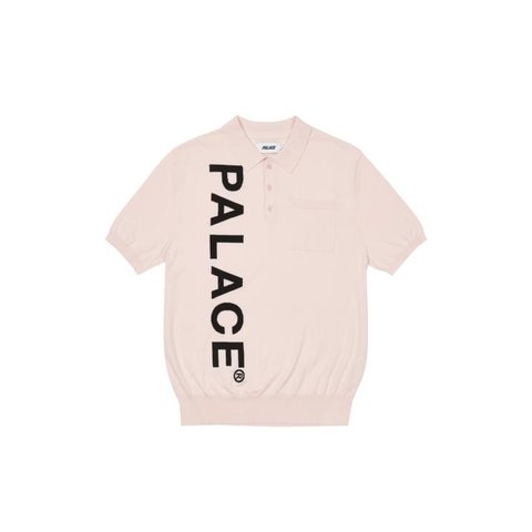 INTARSIA FONT POLO PINK