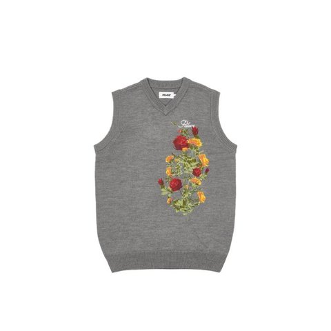 ROSE KNIT VEST GREY
