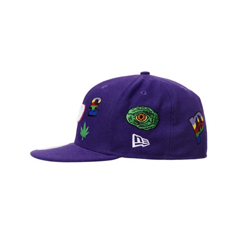 Palace PALACE NEW ERA 59FIFTY JESUS HAT PURPLE - Colorway