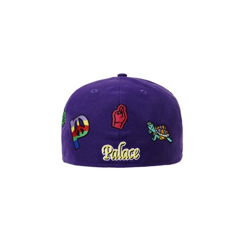 Palace PALACE NEW ERA 59FIFTY JESUS HAT PURPLE - Colorway