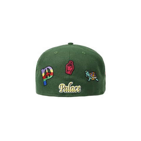 Palace PALACE NEW ERA 59FIFTY JESUS HAT GREEN - Colorway