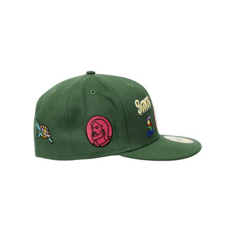 Palace PALACE NEW ERA 59FIFTY JESUS HAT GREEN - Colorway