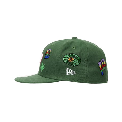 Palace PALACE NEW ERA 59FIFTY JESUS HAT GREEN - Colorway