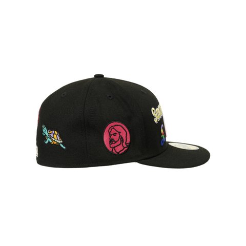 Palace PALACE NEW ERA 59FIFTY JESUS HAT BLACK - Colorway