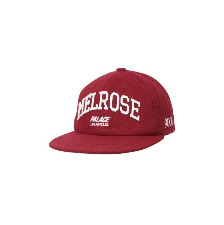 PALACE SHOP PAL HAT LOS ANGELES BURGUNDY