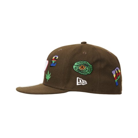 Palace PALACE NEW ERA 59FIFTY JESUS HAT BROWN - Colorway