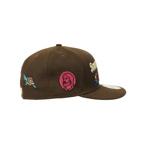 Palace PALACE NEW ERA 59FIFTY JESUS HAT BROWN - Colorway