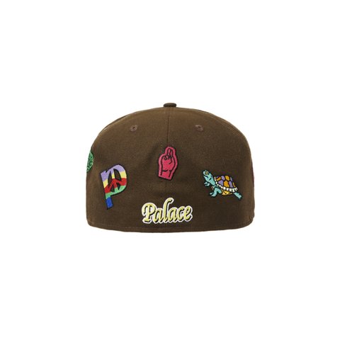 Palace PALACE NEW ERA 59FIFTY JESUS HAT BROWN - Colorway