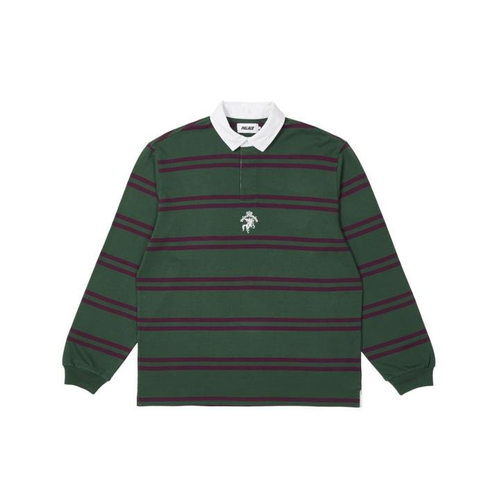 STRIPE RUGBY GREEN / PURPLE