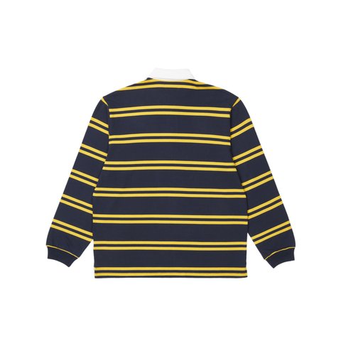 Palace STRIPE RUGBY NAVY / YELLOW - Colorway