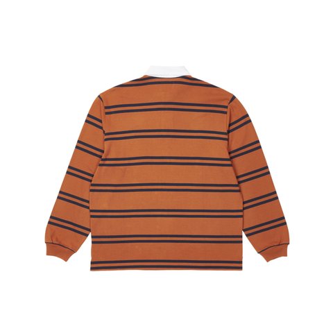 Palace STRIPE RUGBY ORANGE / NAVY - Colorway