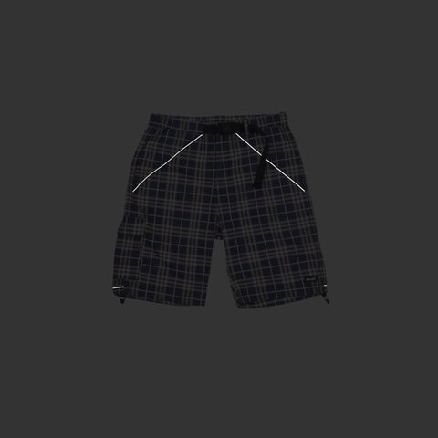 Palace DEFLECTOR SHORT NAVY CHECK - Colorway