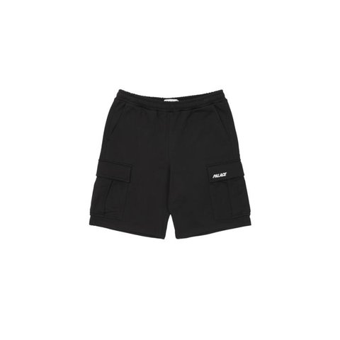 CARGO SWEAT SHORT BLACK