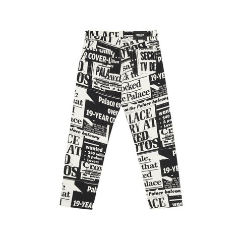 Palace TABLOID DENIM JEAN BLACK - Colorway