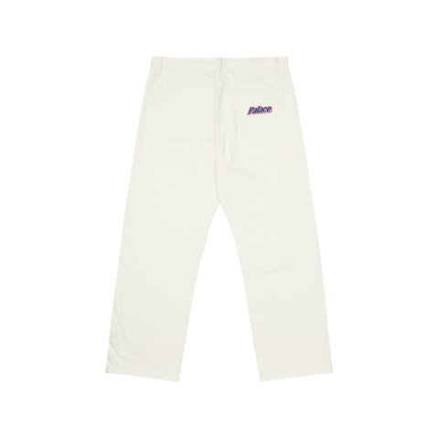 Palace BAGGIES JEAN WHITE - Colorway