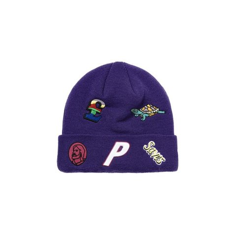 PALACE NEW ERA JESUS BEANIE PURPLE