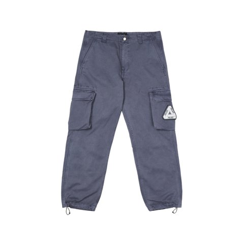 Palace GARMENT DYED CARGO TROUSERS GREY - Colorway