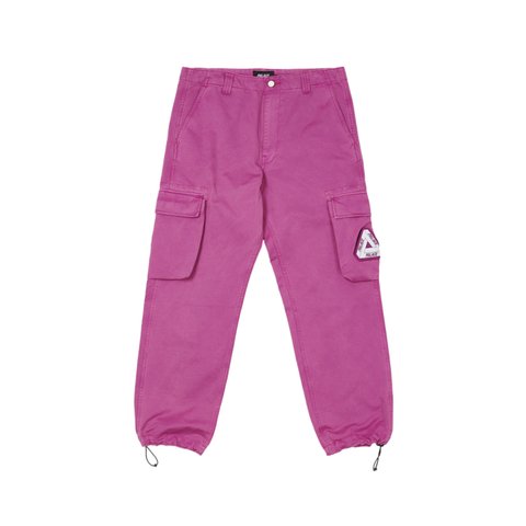 Palace GARMENT DYED CARGO TROUSERS PINK - Colorway