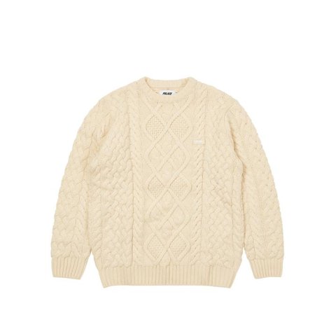 CABLE KNIT ECRU