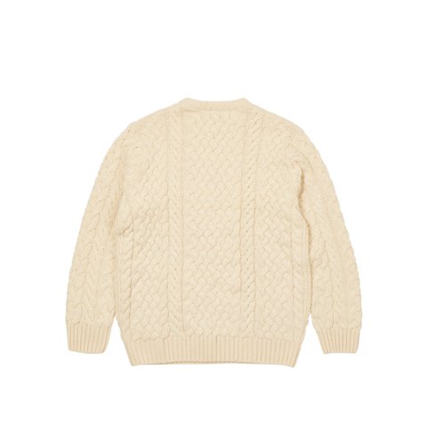 Palace CABLE KNIT ECRU - Colorway