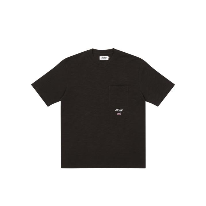 SLUB SQUARE POCKET T-SHIRT BLACK