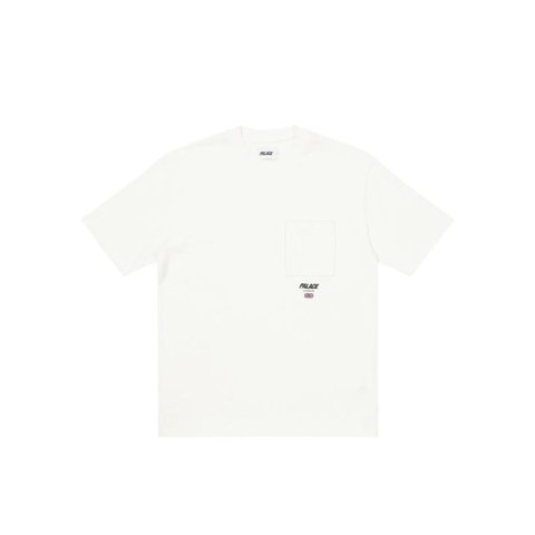 SLUB SQUARE POCKET T-SHIRT WHITE