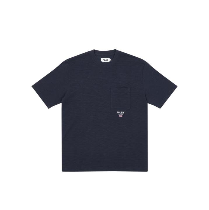 SLUB SQUARE POCKET T-SHIRT NAVY