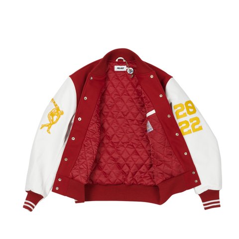Palace GREEK VARSITY JACKET RED - Colorway