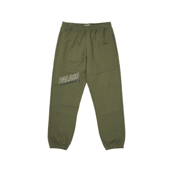 SLANT ZIP JOGGER GREEN
