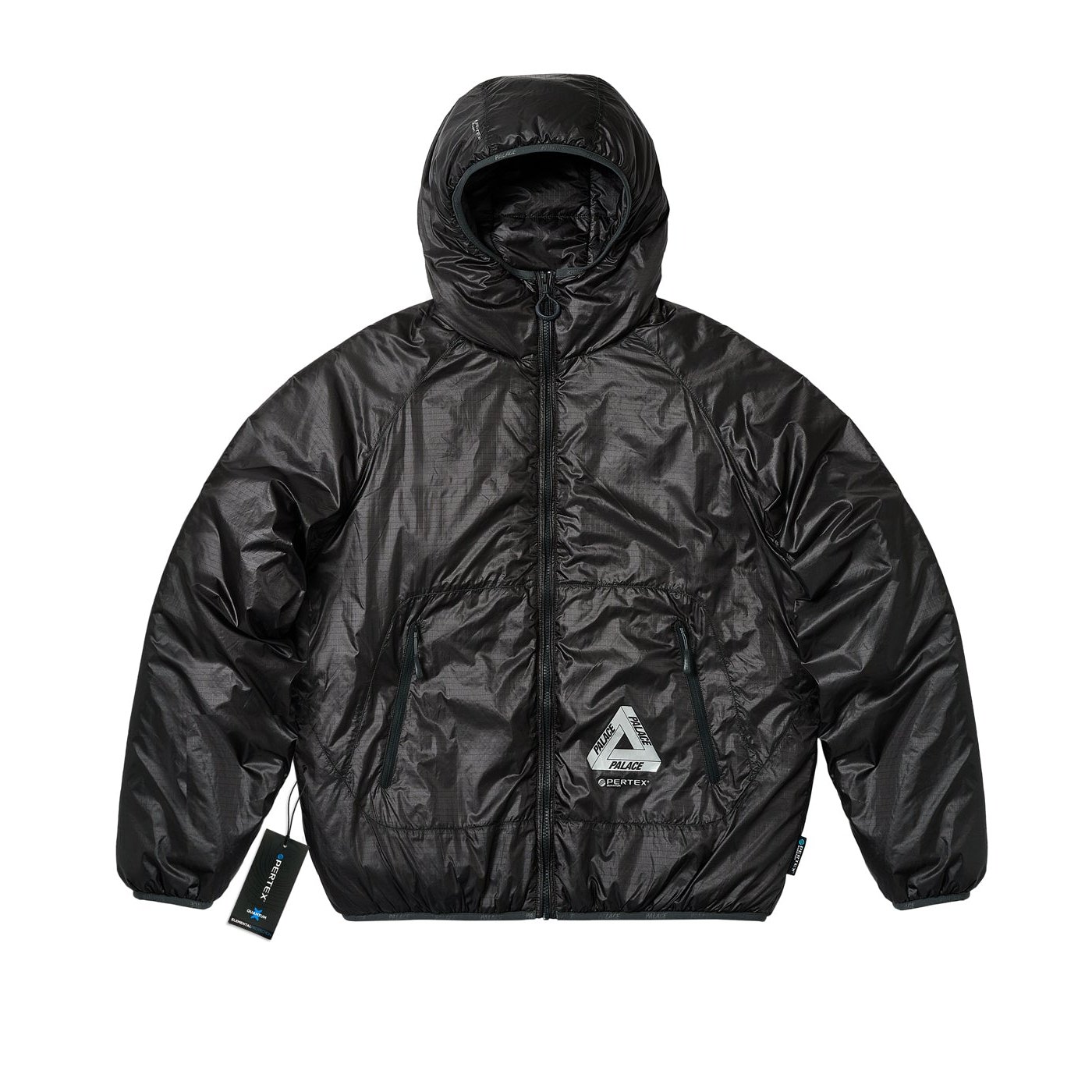 PERTEX QUILTED JACKET BLACK
