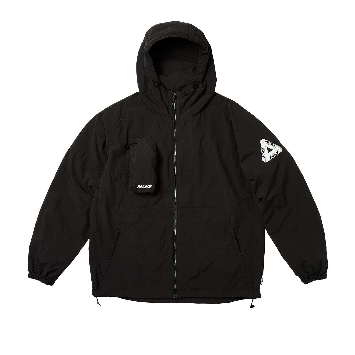 HOODED SHELLER JACKET BLACK