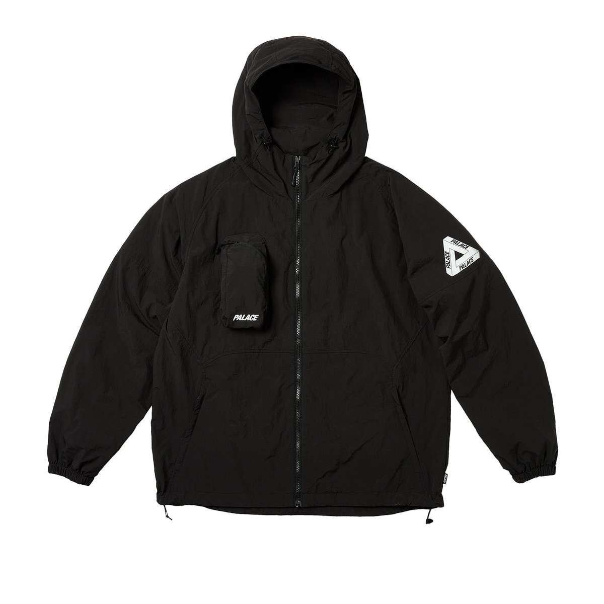 HOODED SHELLER JACKET BLACK