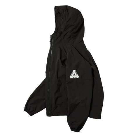 Palace HOODED SHELLER JACKET BLACK - Colorway