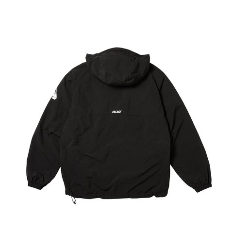 Palace HOODED SHELLER JACKET BLACK - Colorway