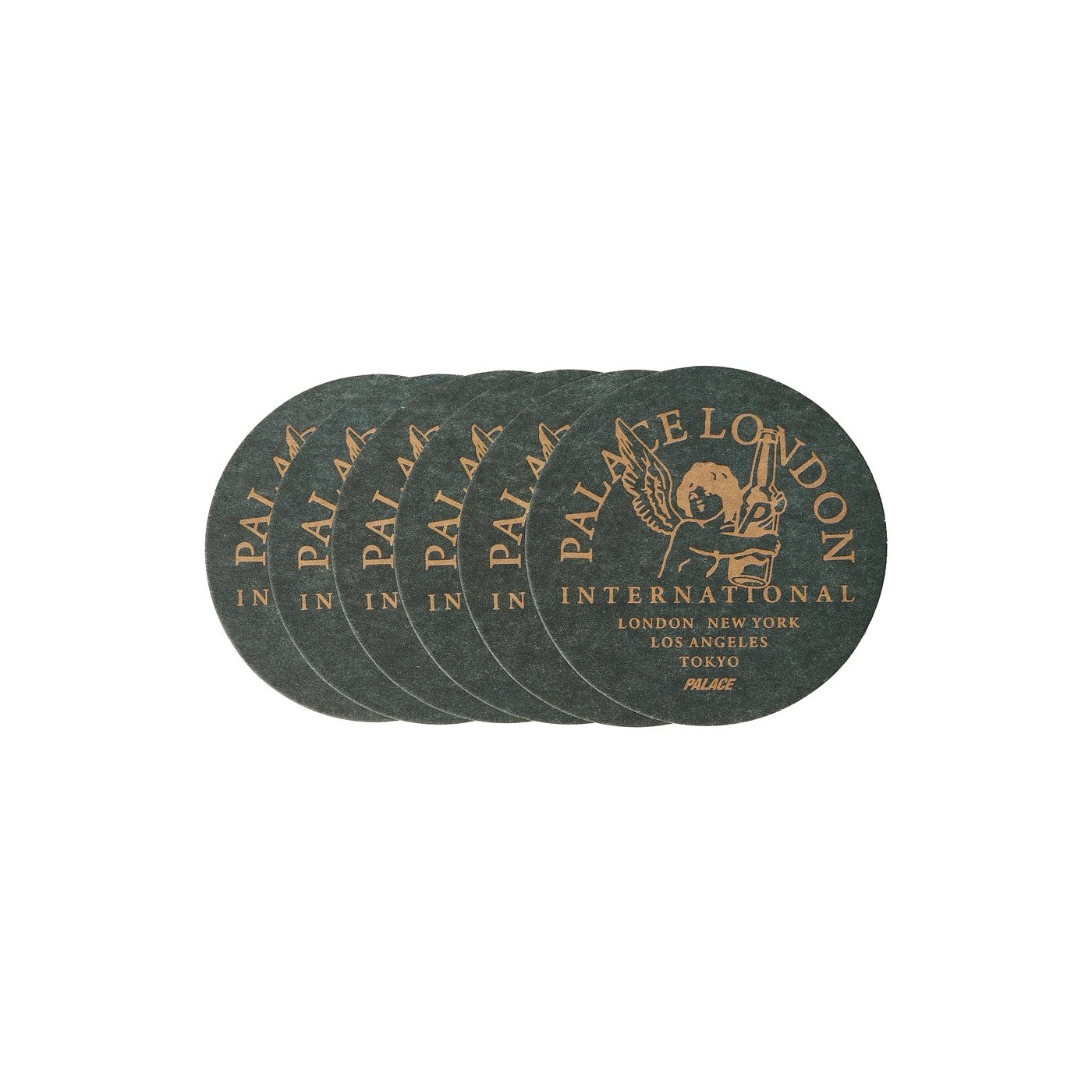 INTERNATIONAL COASTER SET BLACK