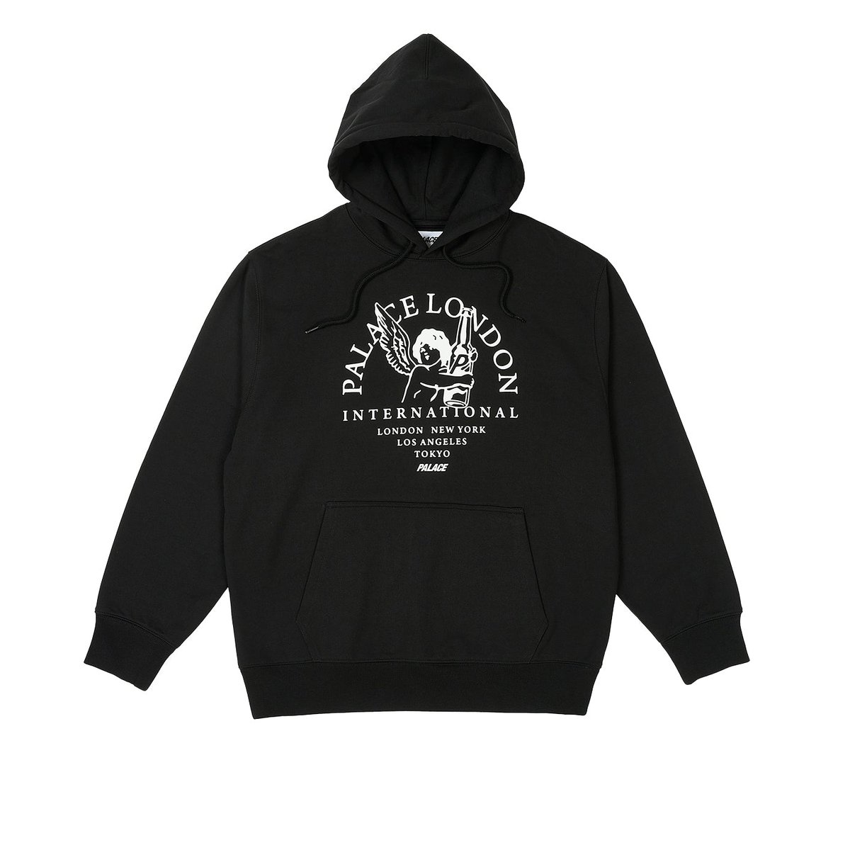 Palace INTERNATIONAL HOOD BLACK (Autumn 2023) - €138.00