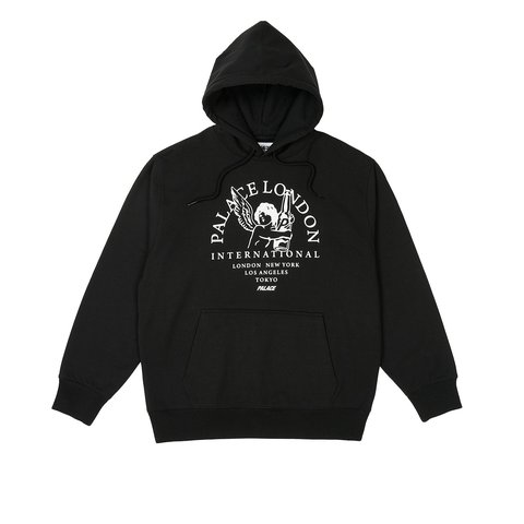 Palace INTERNATIONAL HOOD BLACK - €138.00