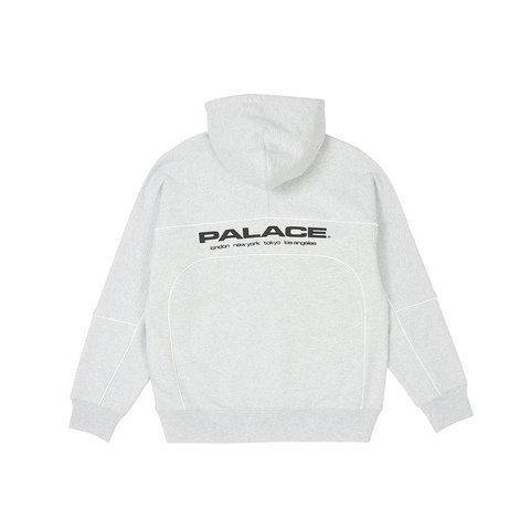 Palace TRACK HOOD GREY MARL - Colorway