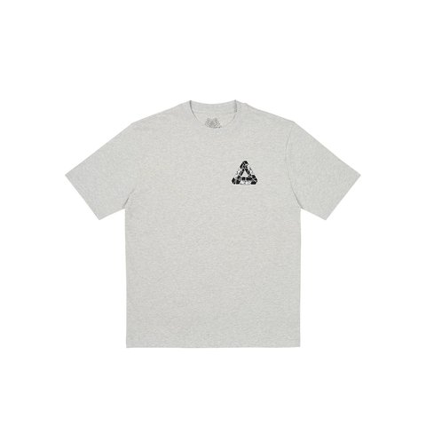 Palace TRI-RIPPED T-SHIRT GREY MARL - Colorway