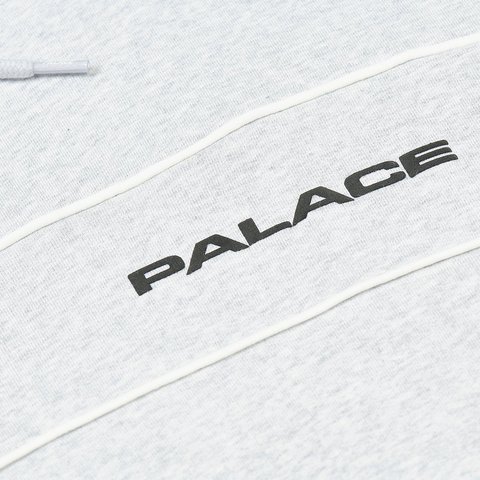 Palace TRACK HOOD GREY MARL - Colorway