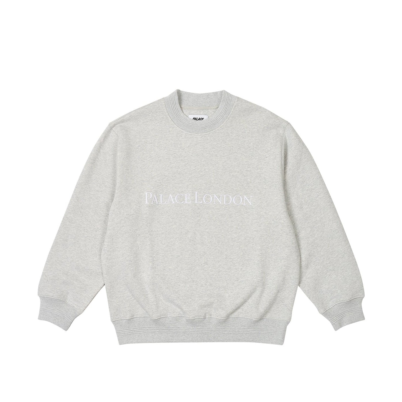 PALACE LONDON CREW GREY MARL