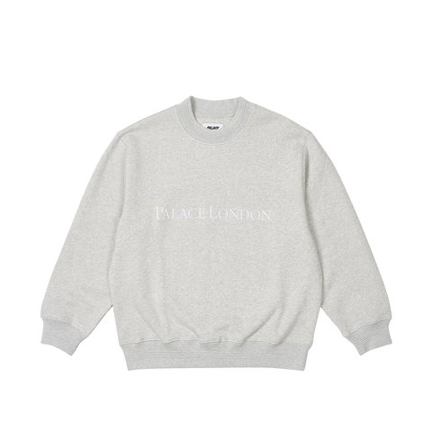 Palace PALACE LONDON CREW GREY MARL - €128.00
