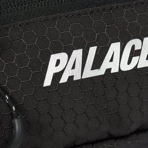 Palace CORDURA ECO HEX RIPSTOP MINI WAIST BAG BLACK - Colorway