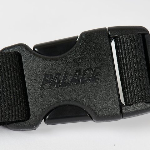 Palace CORDURA ECO HEX RIPSTOP MINI WAIST BAG BLACK - Colorway