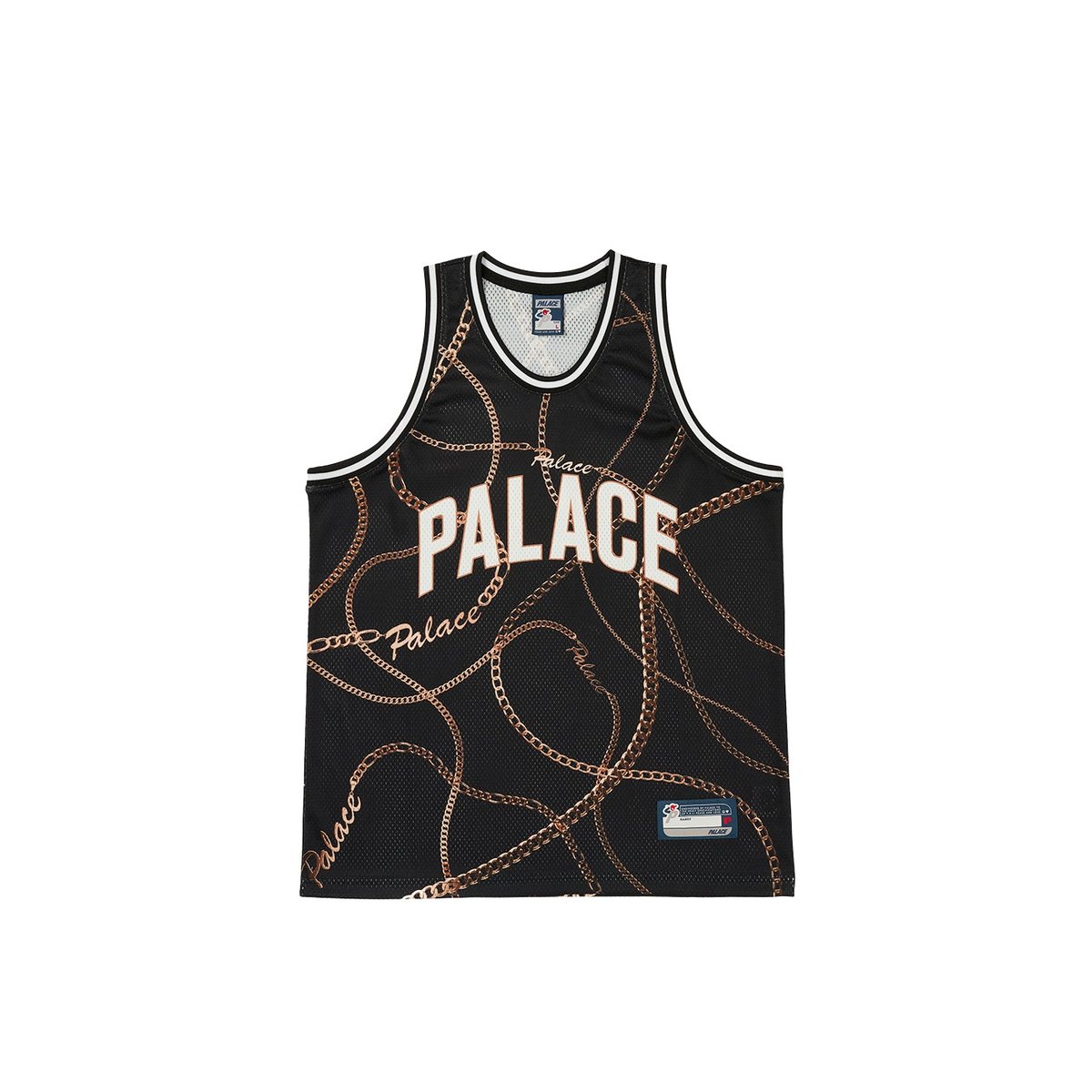 CHAIN BASKETBALL VEST BLACK
