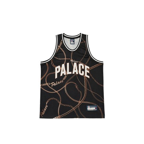 CHAIN BASKETBALL VEST BLACK