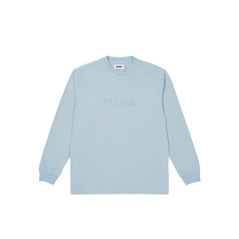 Palace WASHED LONDON LONGSLEEVE CHILL BLUE - €78.00